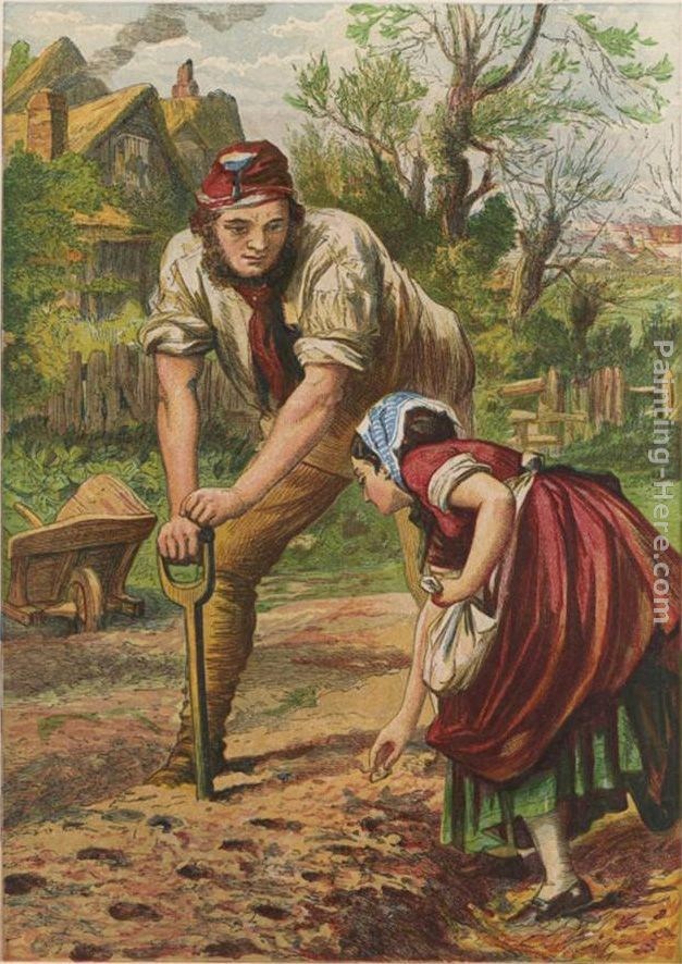 Lord Frederick Leighton Planting Potatoes